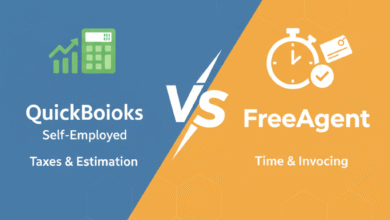 QuickBooks Self-Employed vs FreeAgent for Freelancers