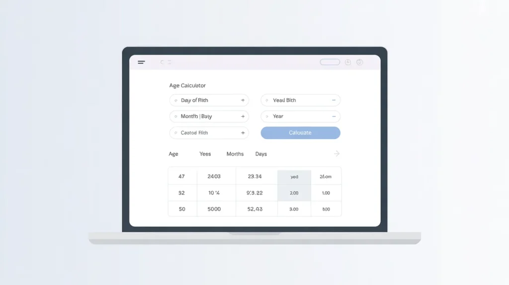 Free Online Age Calculator